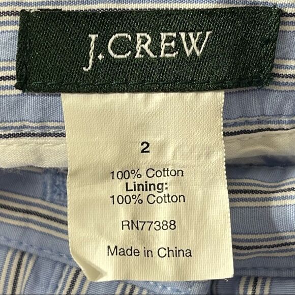 J. Crew || Blue Stripe Skirt || 2 - Picture 3 of 3